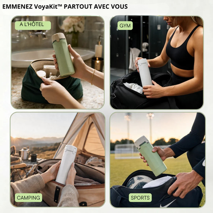 VoyaKit™ - Kit de voyage produits 4 en 1